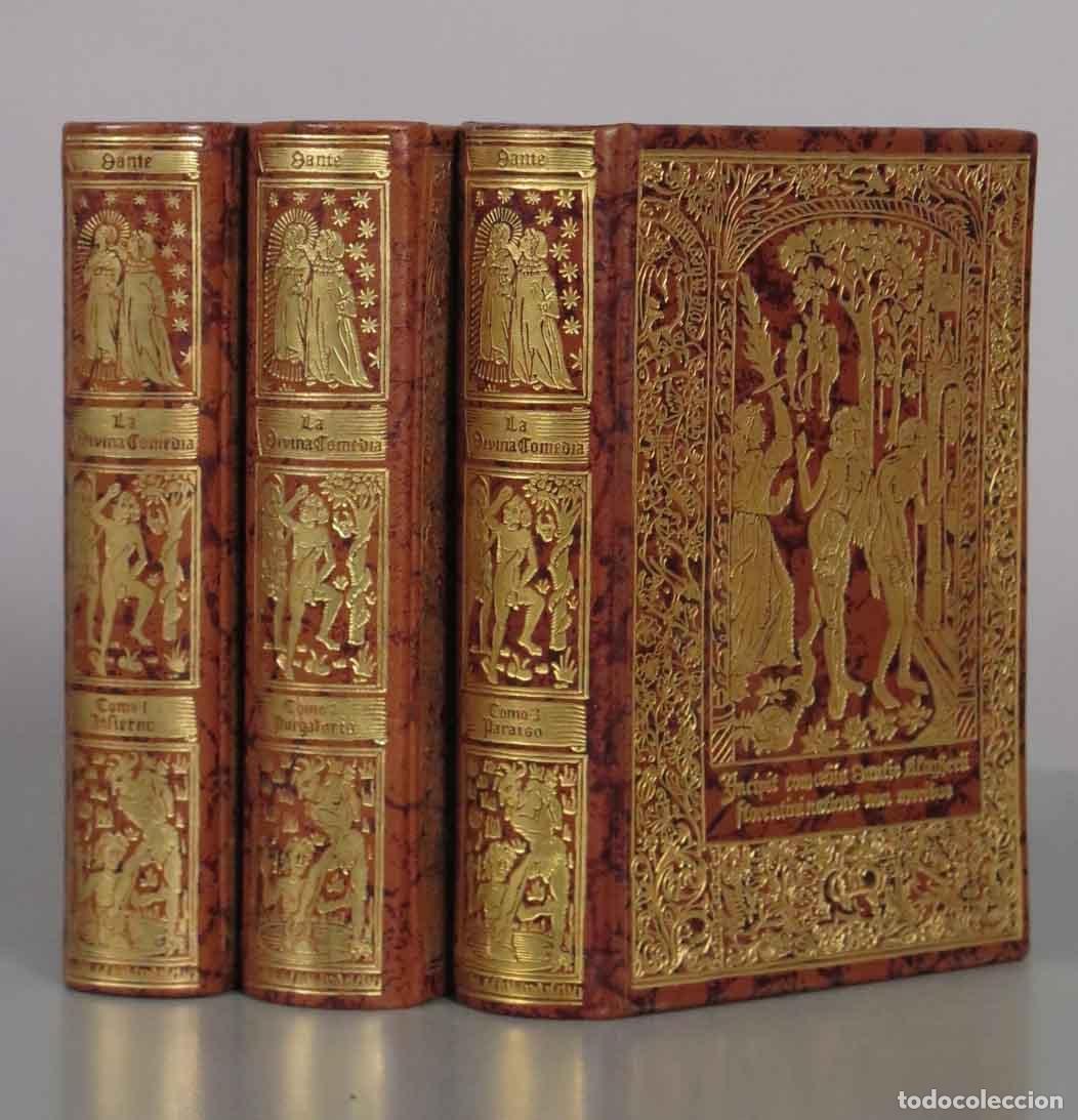 Libros de segunda mano: La Divina Comedia - Dante Alighieri - C&iacute;rculo del Bibli&oacute;filo. 3 TOMOS