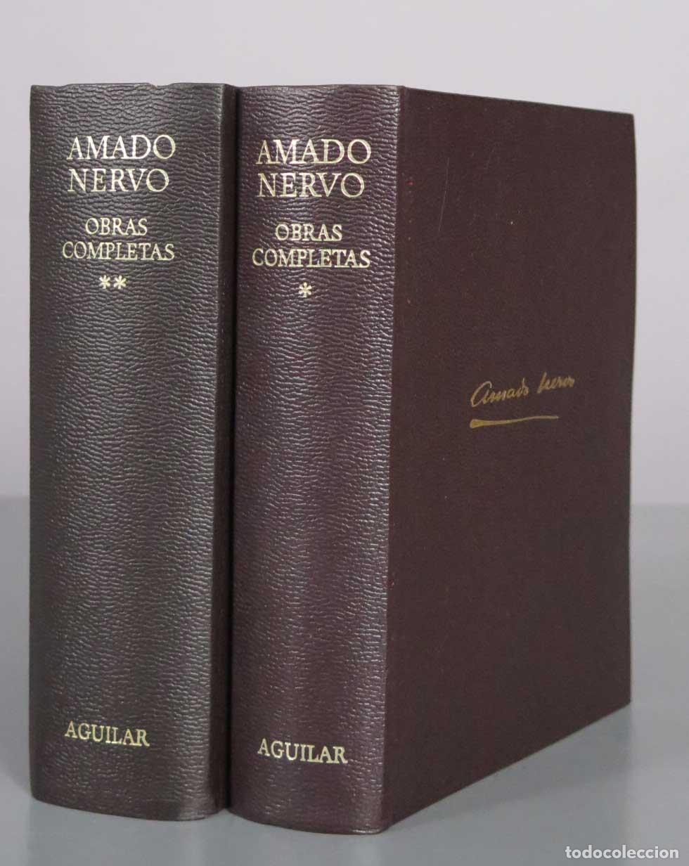 Libros de segunda mano: Obras completas - Amado Nervo - Aguilar 2 TOMOS. 1972