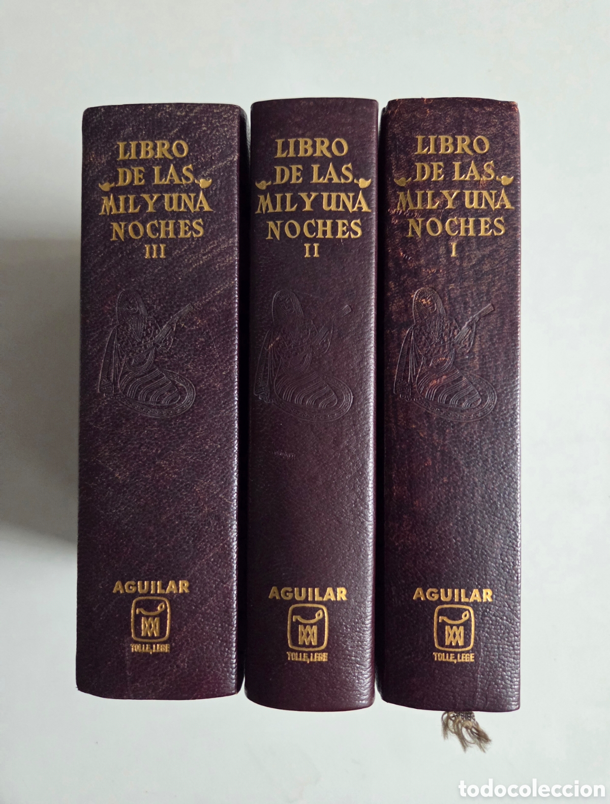 Libros de segunda mano: Las mil y una noches. Aguilar. Tres tomos.