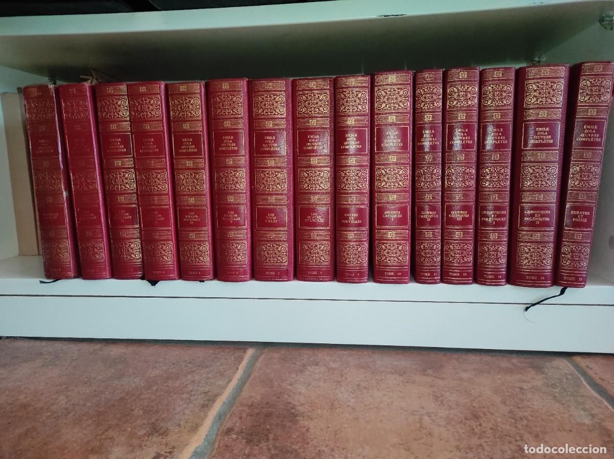 Libros de segunda mano: Colecci&oacute;n completa &Eacute;mile Zola en franc&eacute;s &ndash; 15 tomos &ndash; edici&oacute;n lujo vintage