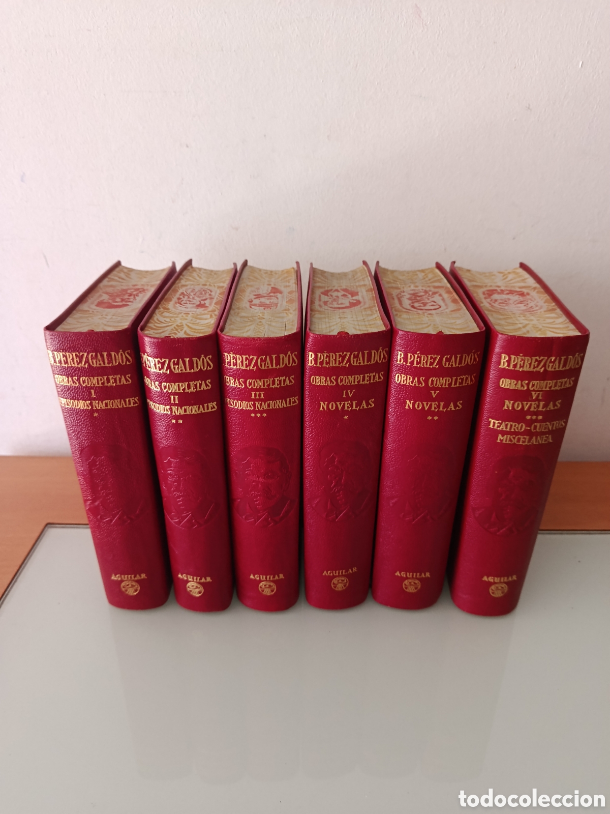 Libros de segunda mano: P&Eacute;REZ GALD&Oacute;S EPISODIOS NACIONALES OBRAS COMPLETAS AGUILAR TANTOS PINTADOS 1951 - 1958