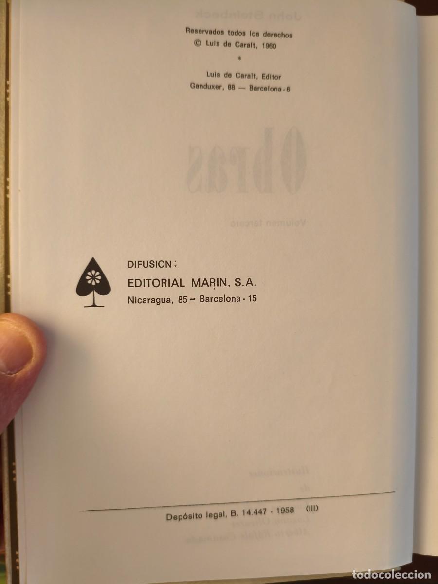 Libros de segunda mano: Obras - John Steinbeck - a estrenar - Foto 2
