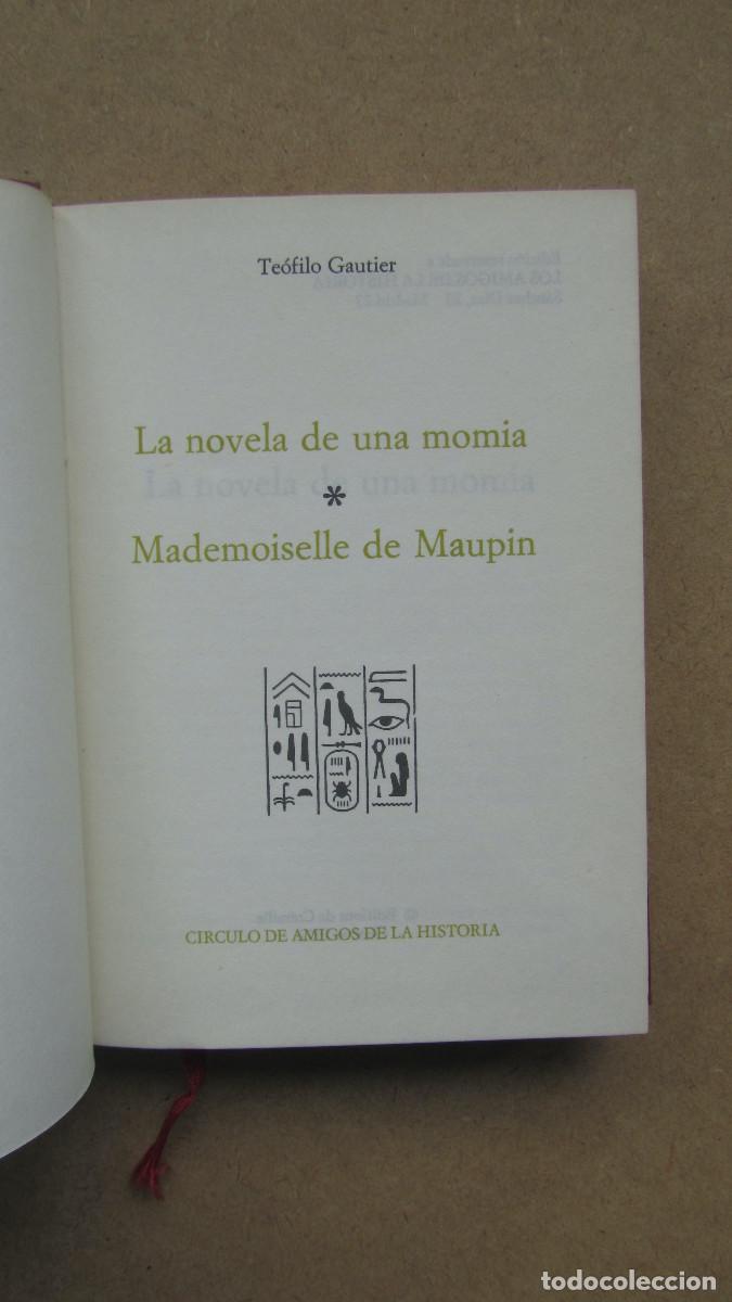 Libros de segunda mano: La novela de una momia Gautier, Th&eacute;ophile