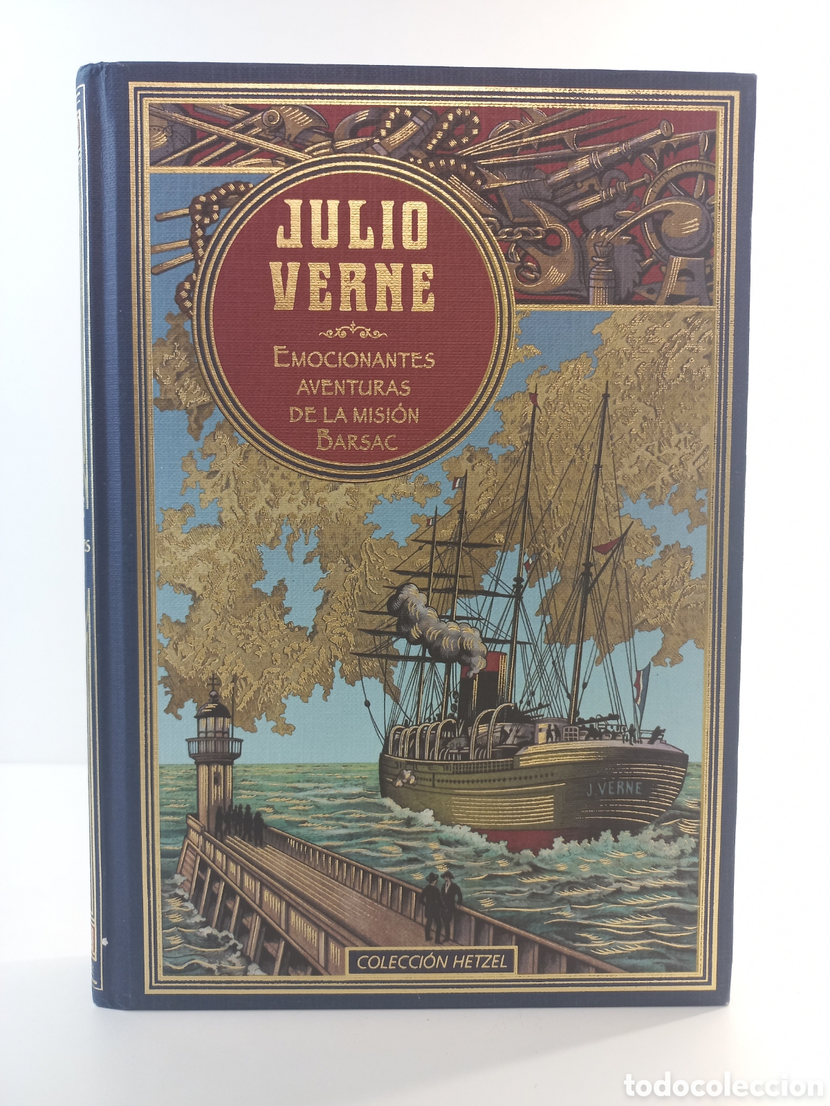 Libros de segunda mano: Emocionantes aventuras de la Misi&oacute;n Barsac. Julio Verne. RBA Editores, Hetzel, 2016. Ilustrado.