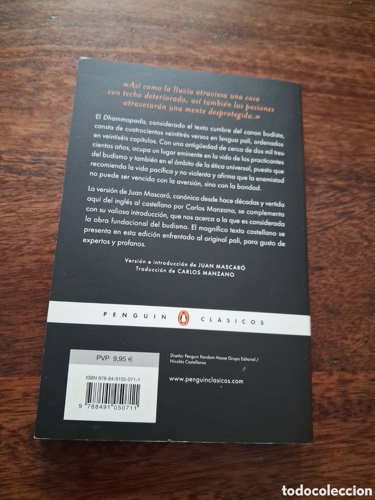 Libros de segunda mano: Dhammapada (edici&oacute;n biling&uuml;e), An&oacute;nimo - Foto 2
