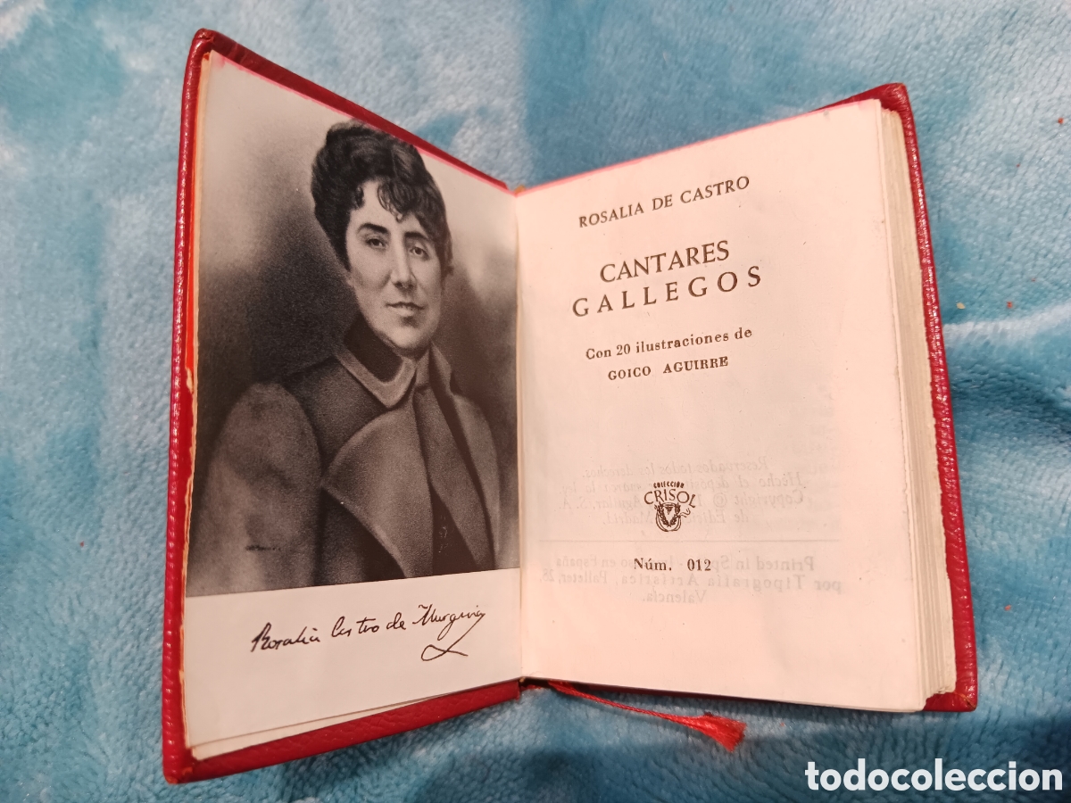 Second hand books: Rosalia de Castro. Cantares Gallegos.Crisolin 12