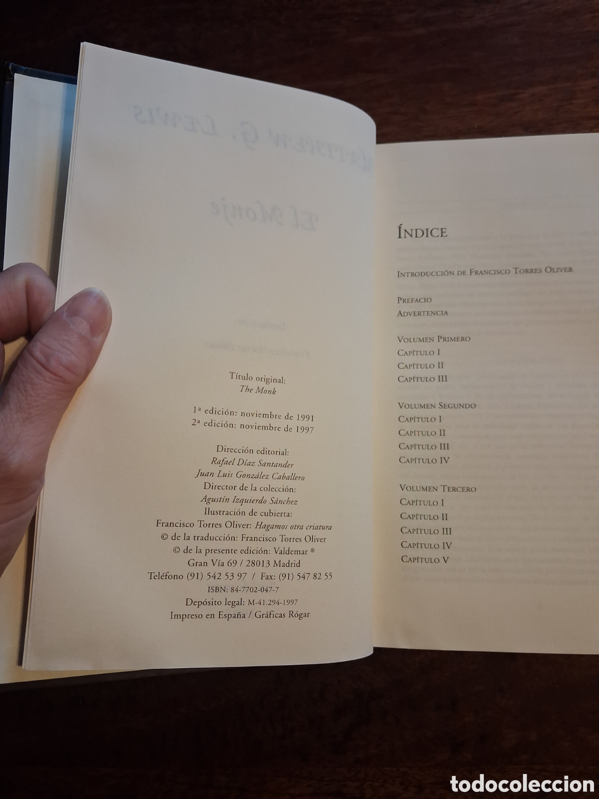 Libros de segunda mano: El monje, Matthew G. Lewis - Foto 4