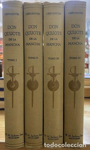 Libros de segunda mano: DON QUIJOTE DE LA MANCHA (4 TOMOS). DE CERVANTES, MIGUEL. A-LIT-371