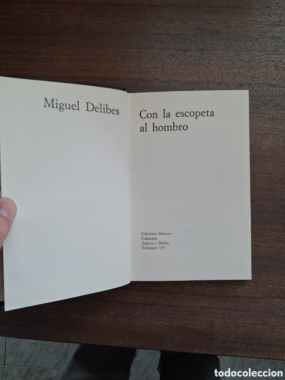Libros de segunda mano: Con la escopeta al hombro, Miguel Delibes - Foto 2