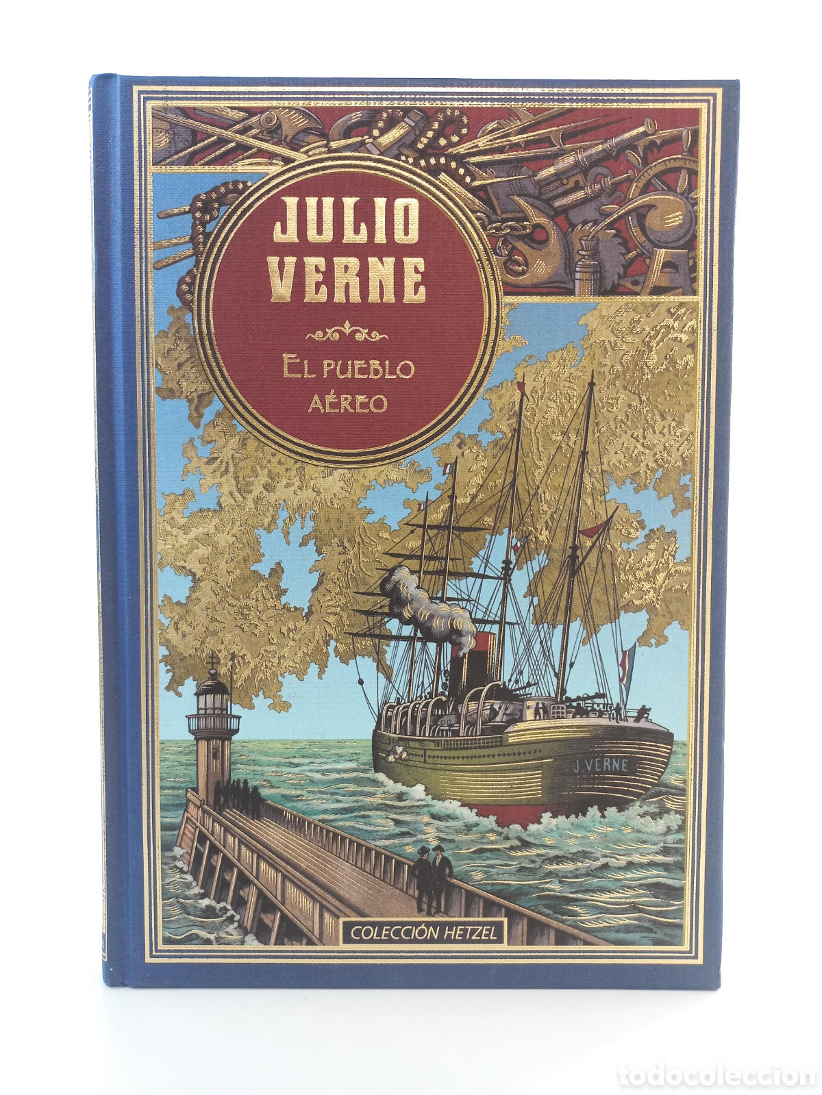 Libros de segunda mano: El pueblo a&eacute;reo. Julio Verne. RBA Editores, colecci&oacute;n Hetzel, 2016.