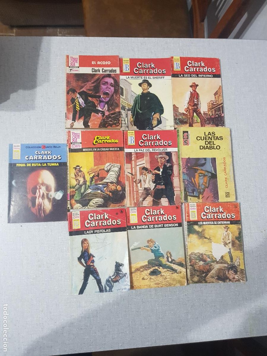Libros de segunda mano: CLARK CARRADOS DIEZ NOVELAS