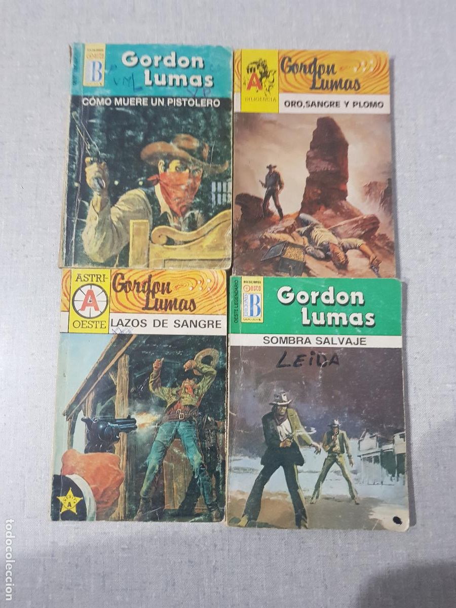 Libros de segunda mano: GORDON LUMAS CUATRO NOVELAS