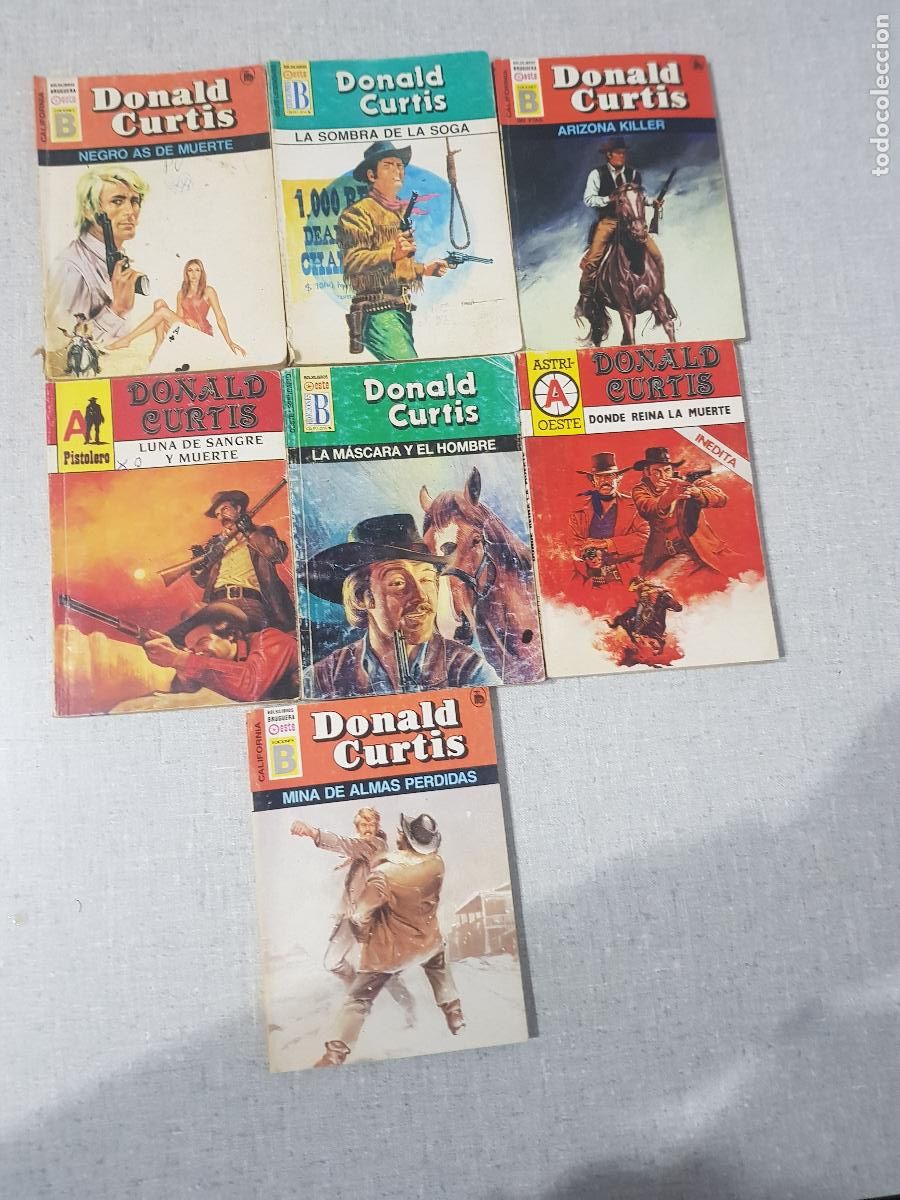 Libros de segunda mano: DONALD CURTIS SIETE NOVELAS