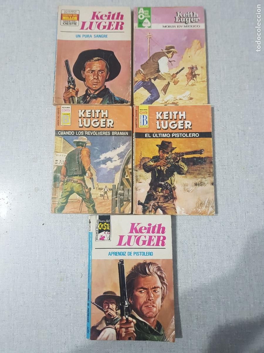 Libros de segunda mano: KEITH LUGER CINCO NOVELAS