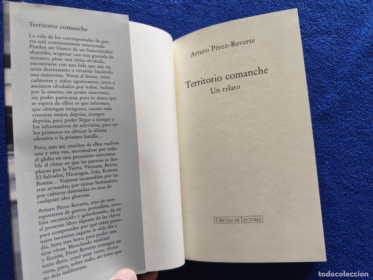 Libros de segunda mano: Territorio Comanche A. P&eacute;rez-Reverte Ed. C&iacute;rculo de Lectores 1995 - Foto 4