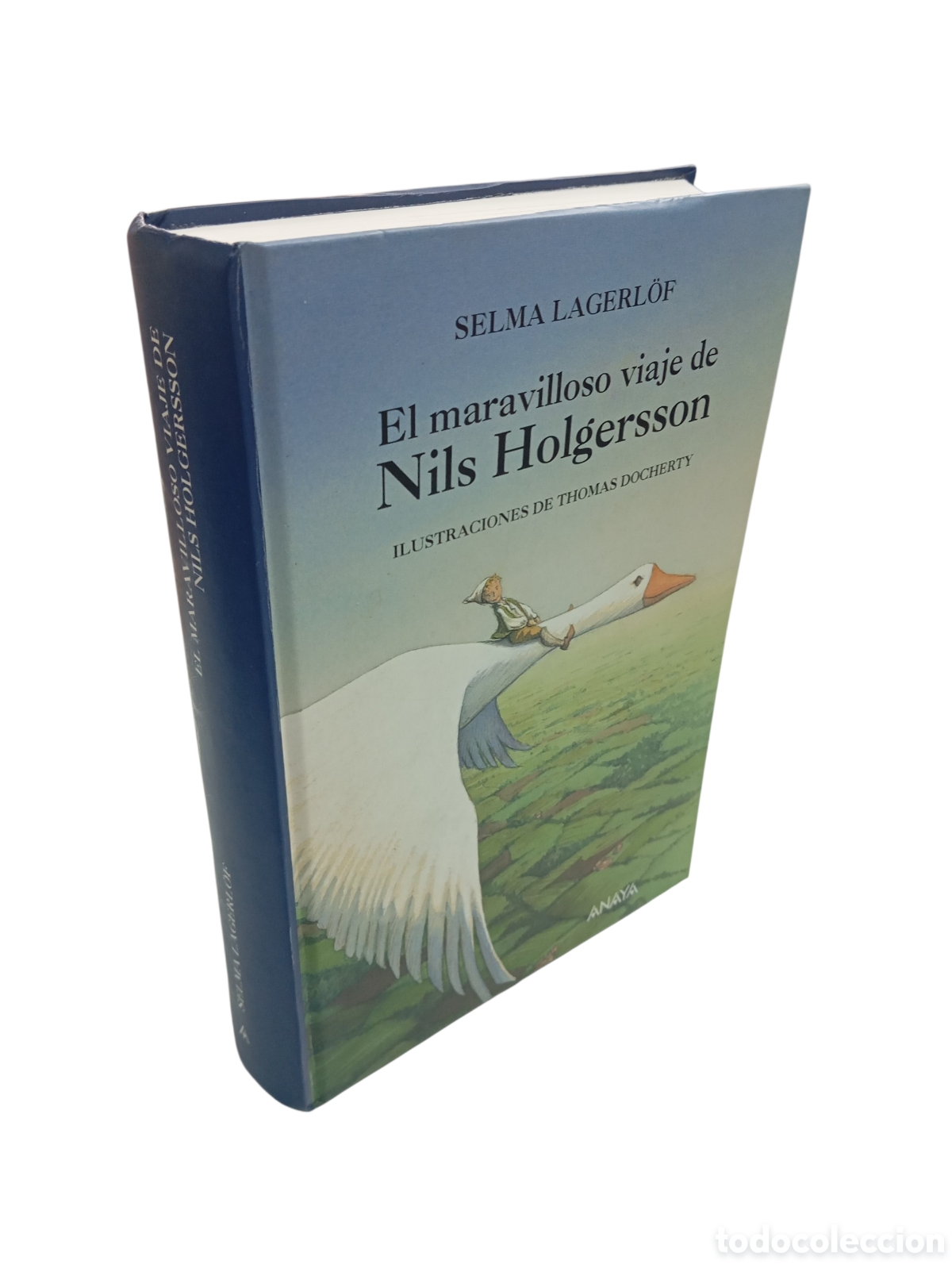 Libros de segunda mano: El maravilloso viaje de Nils Holgersson Selma Lagerl&ouml;f. Ilustraciones de Thomas Docherty. Anaya 2008