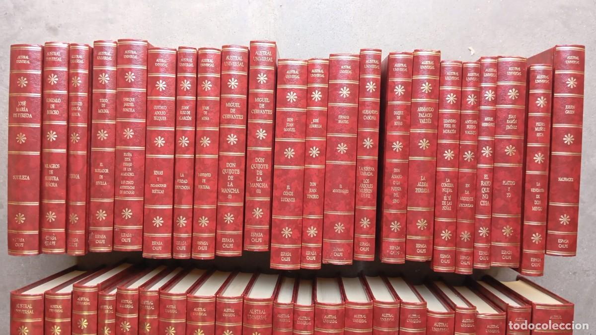 Libros de segunda mano: AUSTRAL UNIVERSAL-ESPASA CALPE 62 VOLUMENES - Foto 2