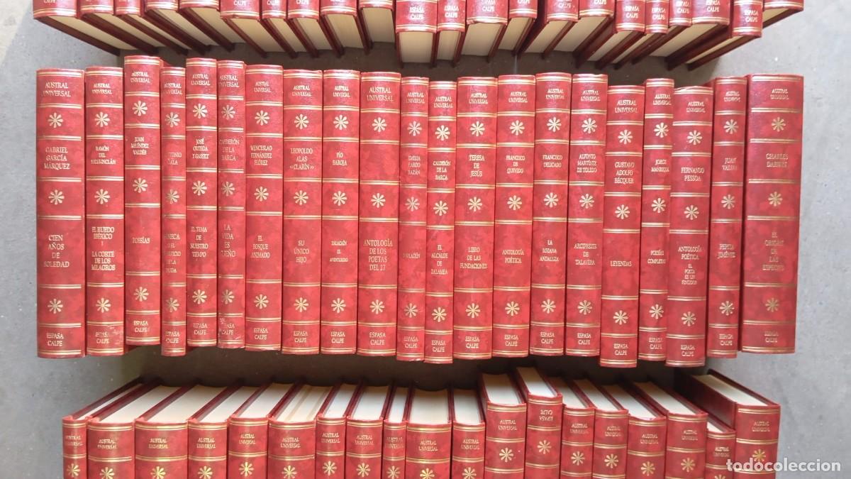 Libros de segunda mano: AUSTRAL UNIVERSAL-ESPASA CALPE 62 VOLUMENES - Foto 3