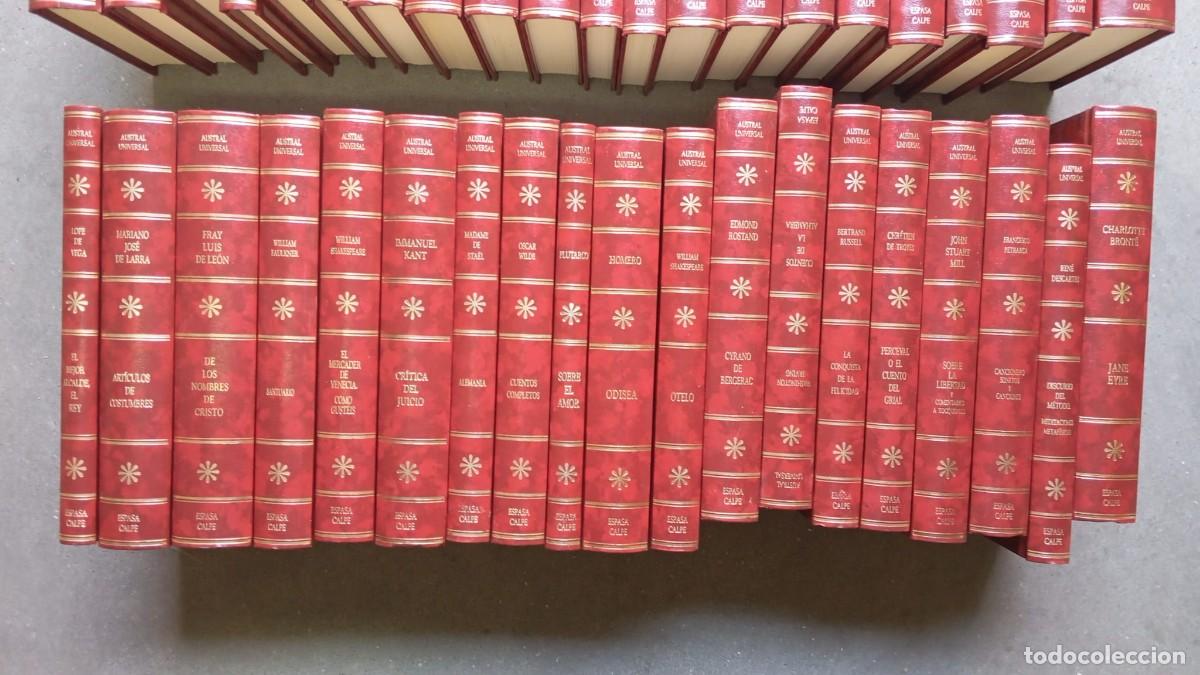 Libros de segunda mano: AUSTRAL UNIVERSAL-ESPASA CALPE 62 VOLUMENES - Foto 4