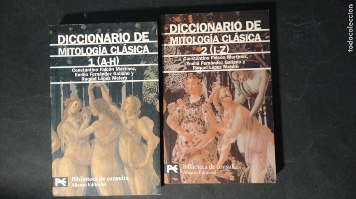 Libros de segunda mano: DICCIONARIO DE MITOLOG&Iacute;A CL&Aacute;SICA (1 y 2) - ALIANZA