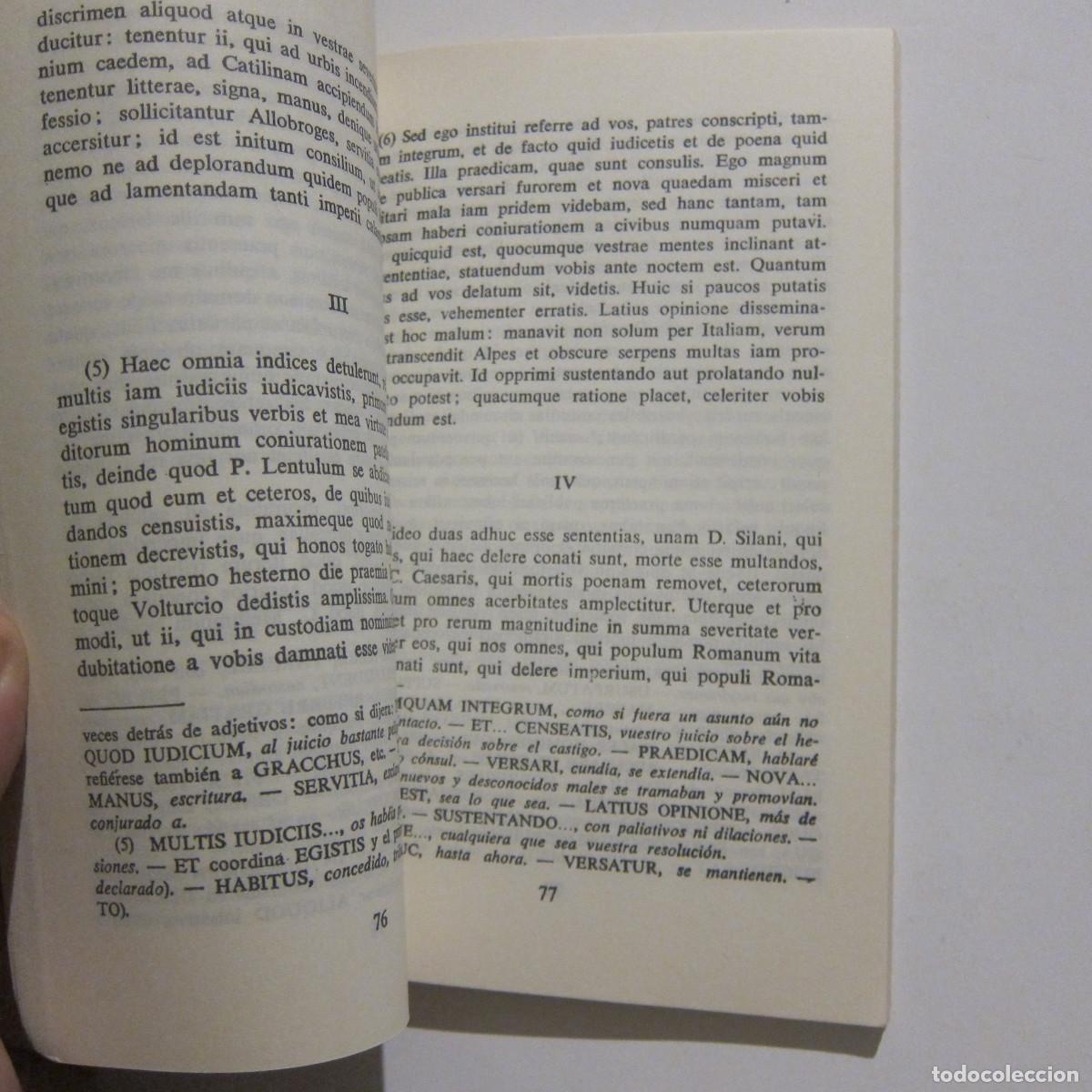 Libros de segunda mano: CATILINARIAS - CICER&Oacute;N (GREDOS) CLASICOS - Foto 5