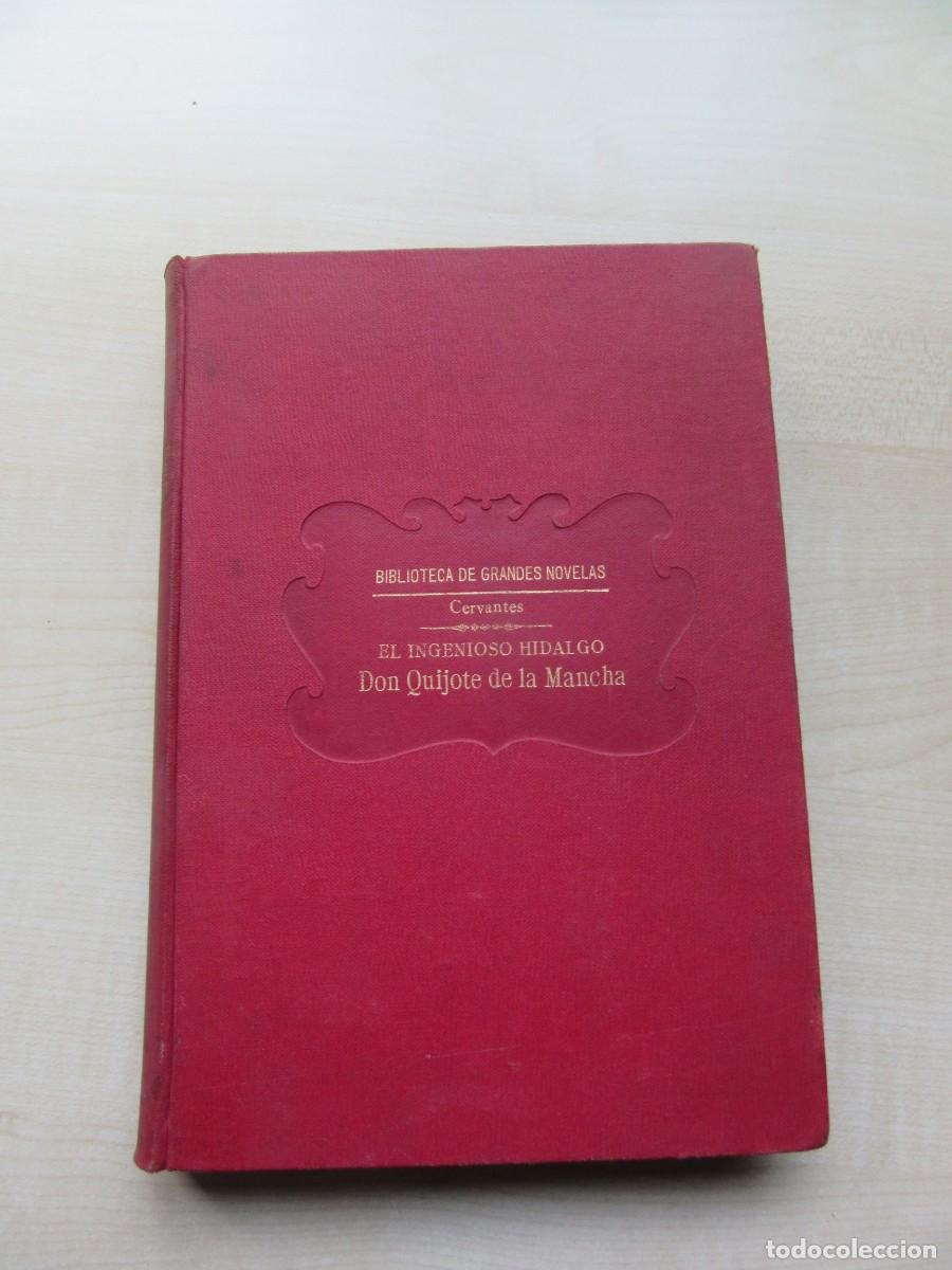 Libros de segunda mano: El Ingenioso Hidalgo Don Quijote de la Mancha Miguel de Cervantes Con Grabados Edita Sopena a&ntilde;os 20