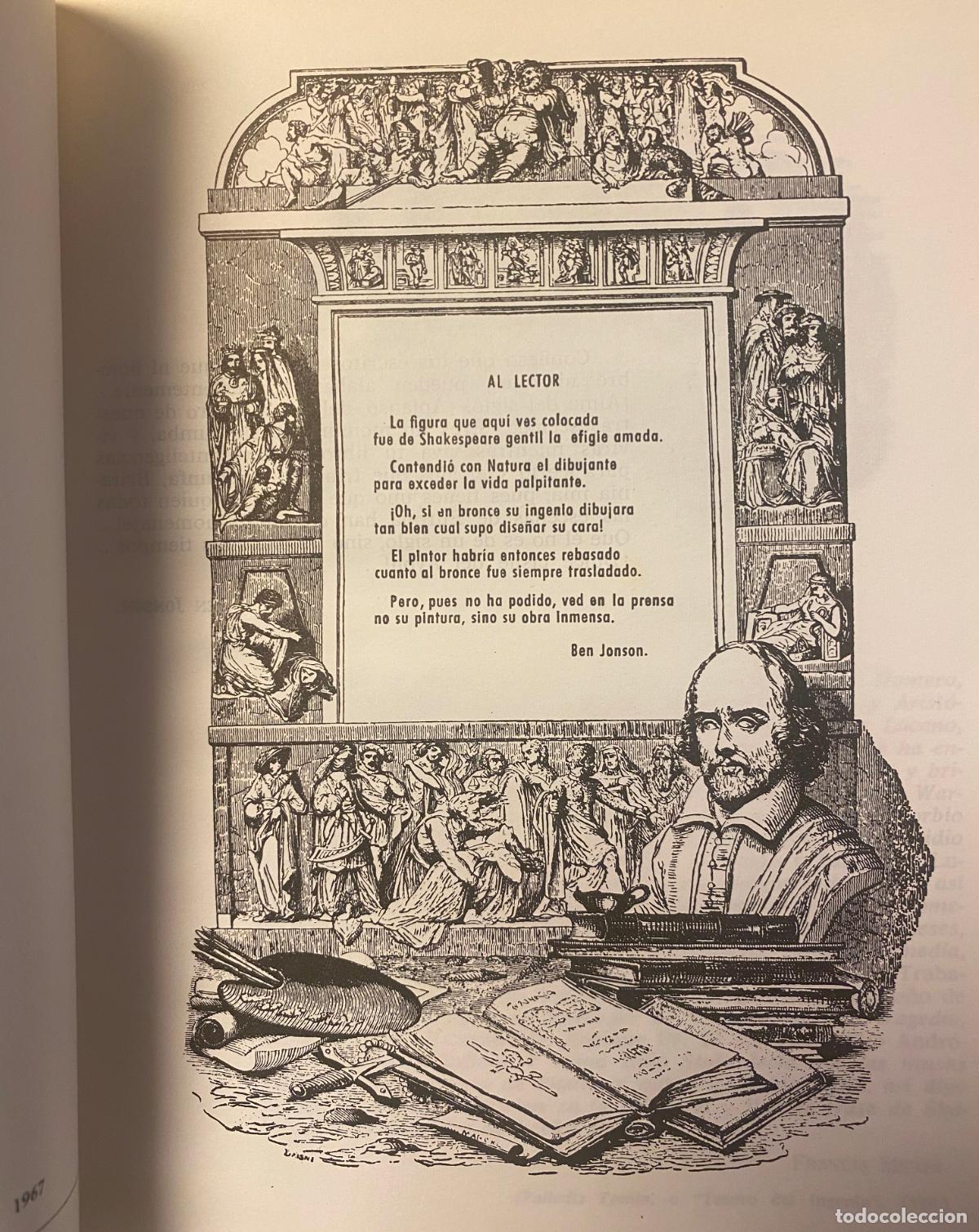 Libros de segunda mano: WILLIAM SHAKESPEARE, OBRAS COMPLETAS, AGUILAR 1969 - Foto 5