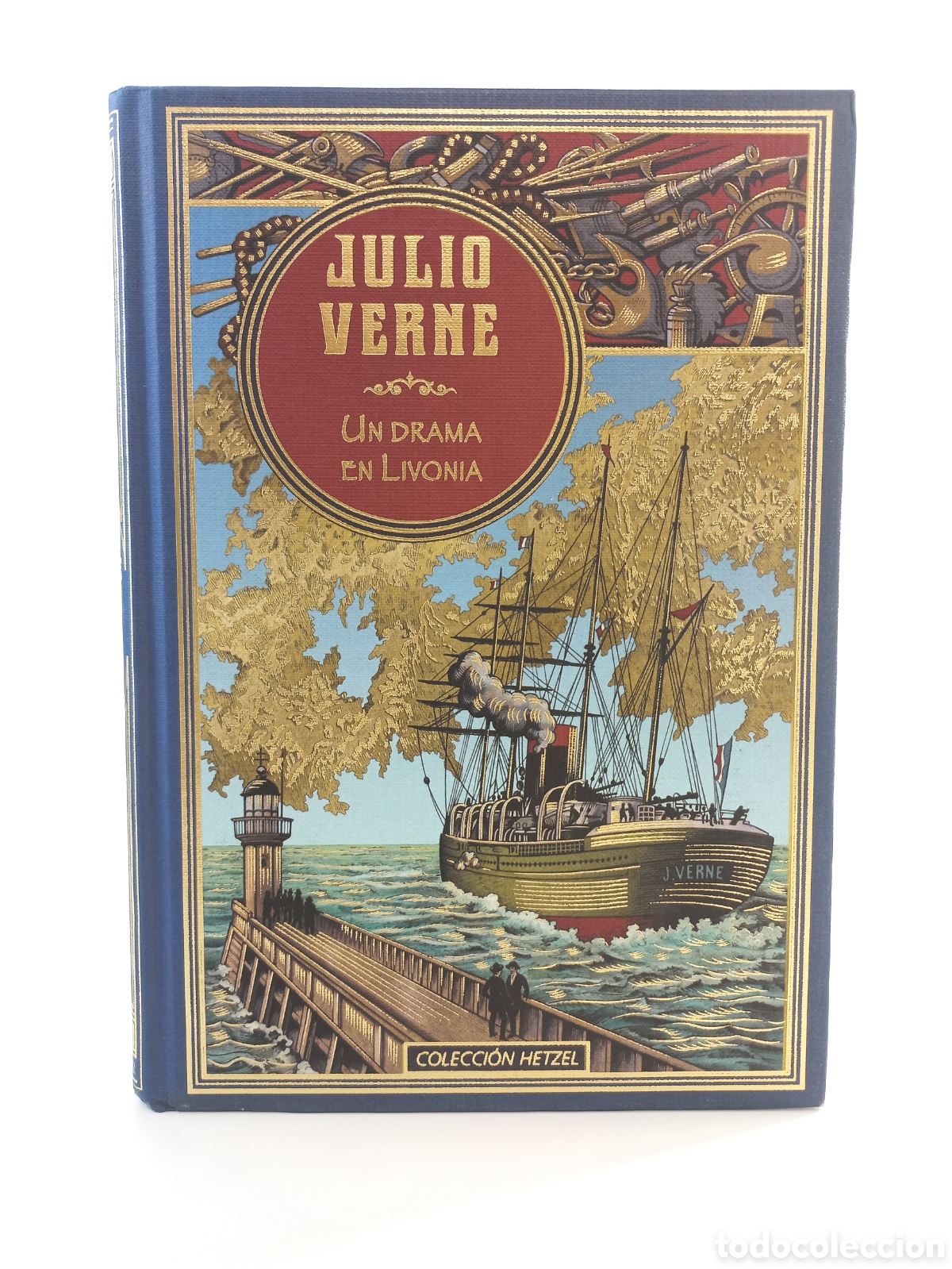 Libros de segunda mano: Un drama en Livonia. Julio Verne. RBA Editores, colecci&oacute;n Hetzel, 2016. Ilustrado.