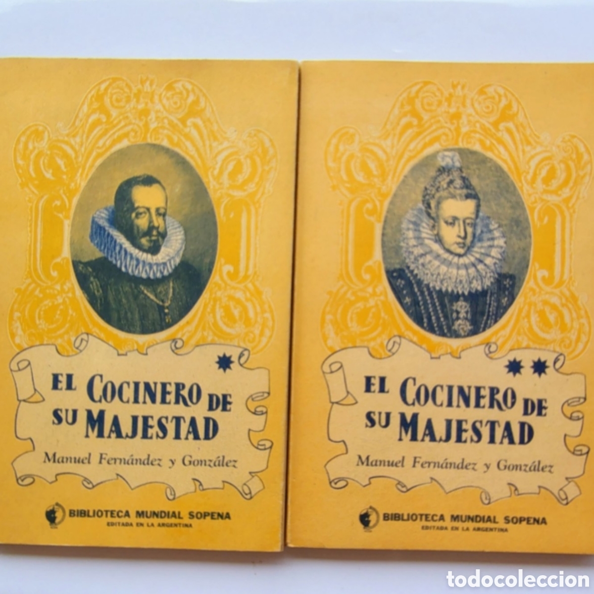 Libros de segunda mano: El Cocinero de Su Majestad (2 Tomos) &ndash; Manuel Fern&aacute;ndez y Gonz&aacute;lez | 1&ordf; Edici&oacute;n 1939 | Sopena Argent