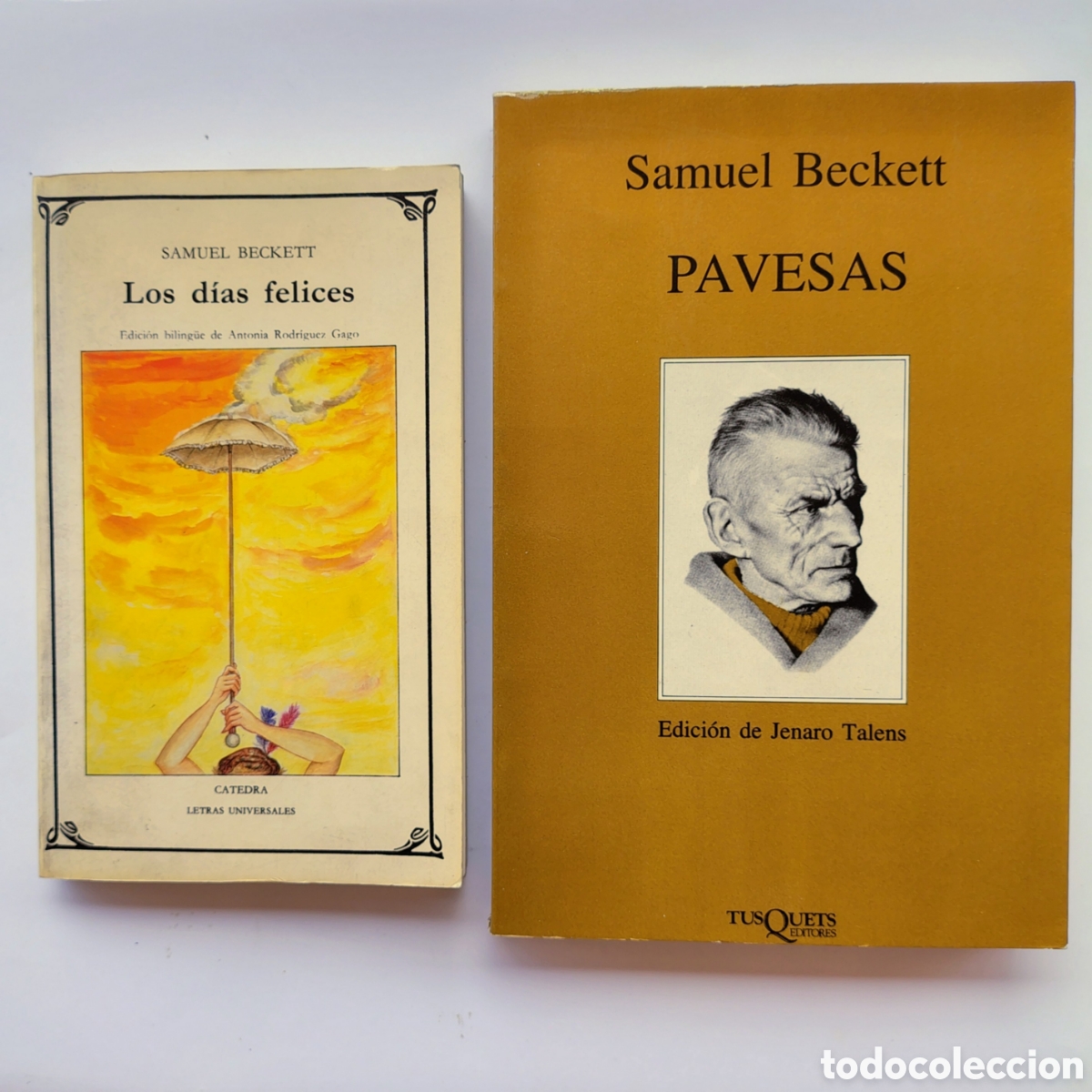 Libros de segunda mano: Lote 2 libros Samuel Beckett &bull; Teatro y Prosa Vintage &bull; C&aacute;tedra & Tusquets