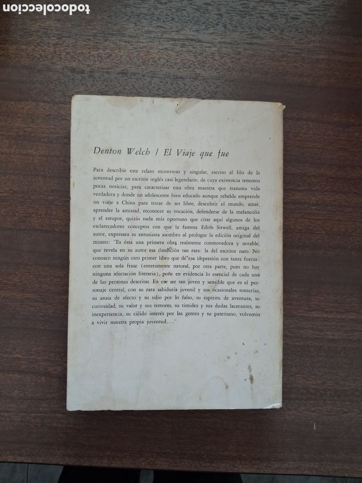 Libros de segunda mano: El viaje que fue, Denton Welch - Foto 2