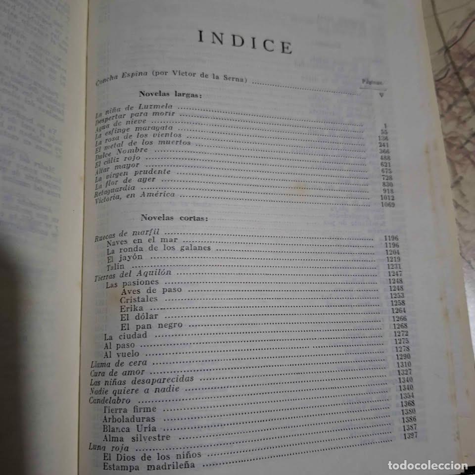 Libros de segunda mano: Obras Completas. Concha Espina. 1944 [Primera Edici&oacute;n] - Foto 4