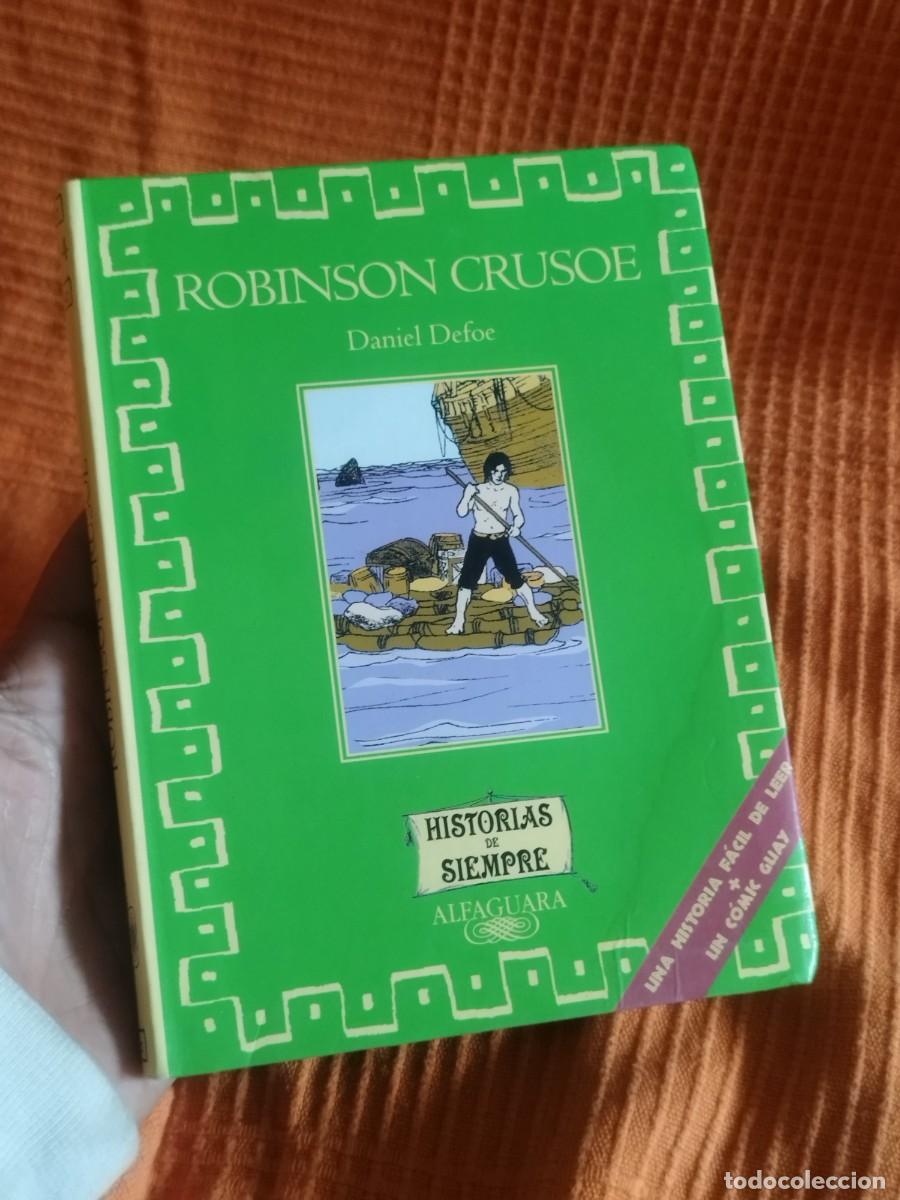 Libros de segunda mano: Coleccion Cl&aacute;sicos, historias de siempre. Robinson Crusoe de Daniel Defoe.