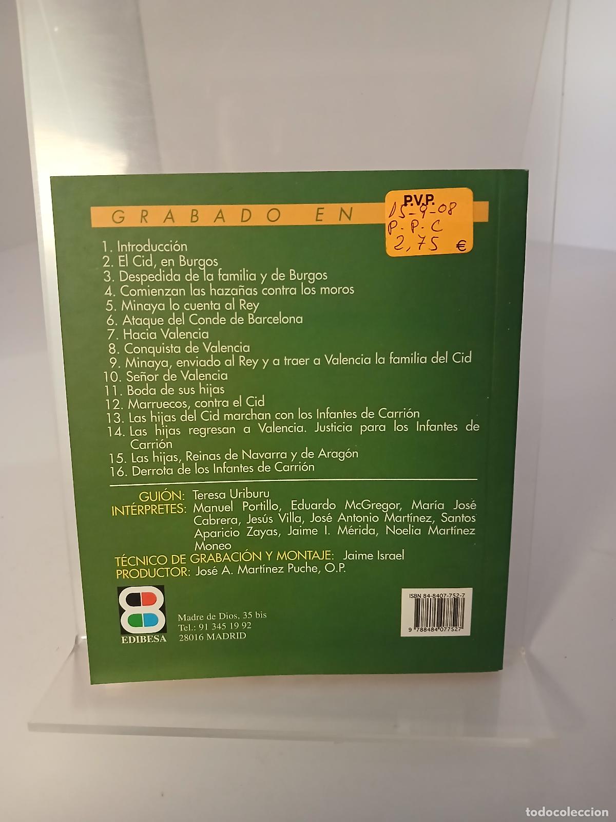 Libros de segunda mano: Cantar del M&iacute;o Cid: Libro para o&iacute;r - Foto 2