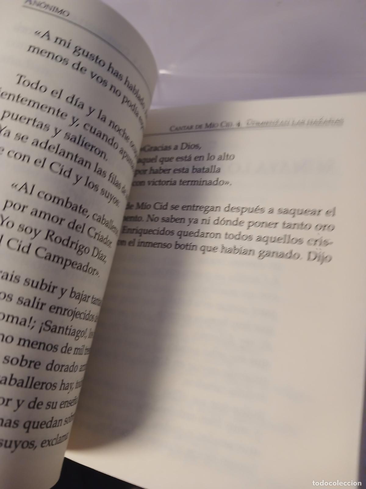 Libros de segunda mano: Cantar del M&iacute;o Cid: Libro para o&iacute;r - Foto 3
