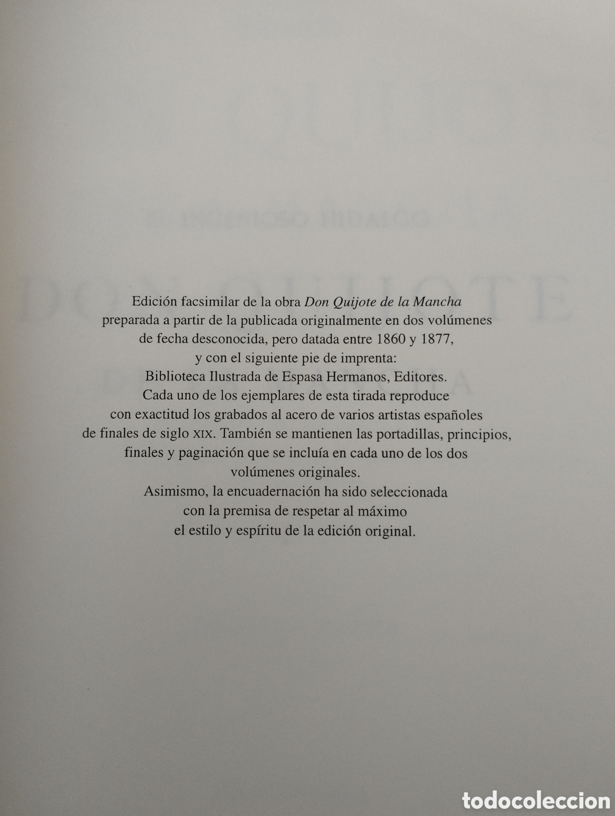 Libros de segunda mano: Don Quijote de la Mancha - Foto 2