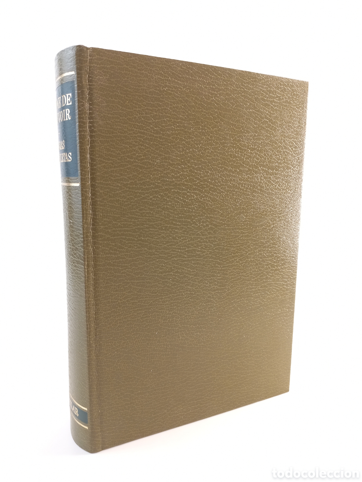 Libros de segunda mano: Obras Completas I Simone de Beauvoir. Aguilar, Biblioteca Autores Modernos, 1978.