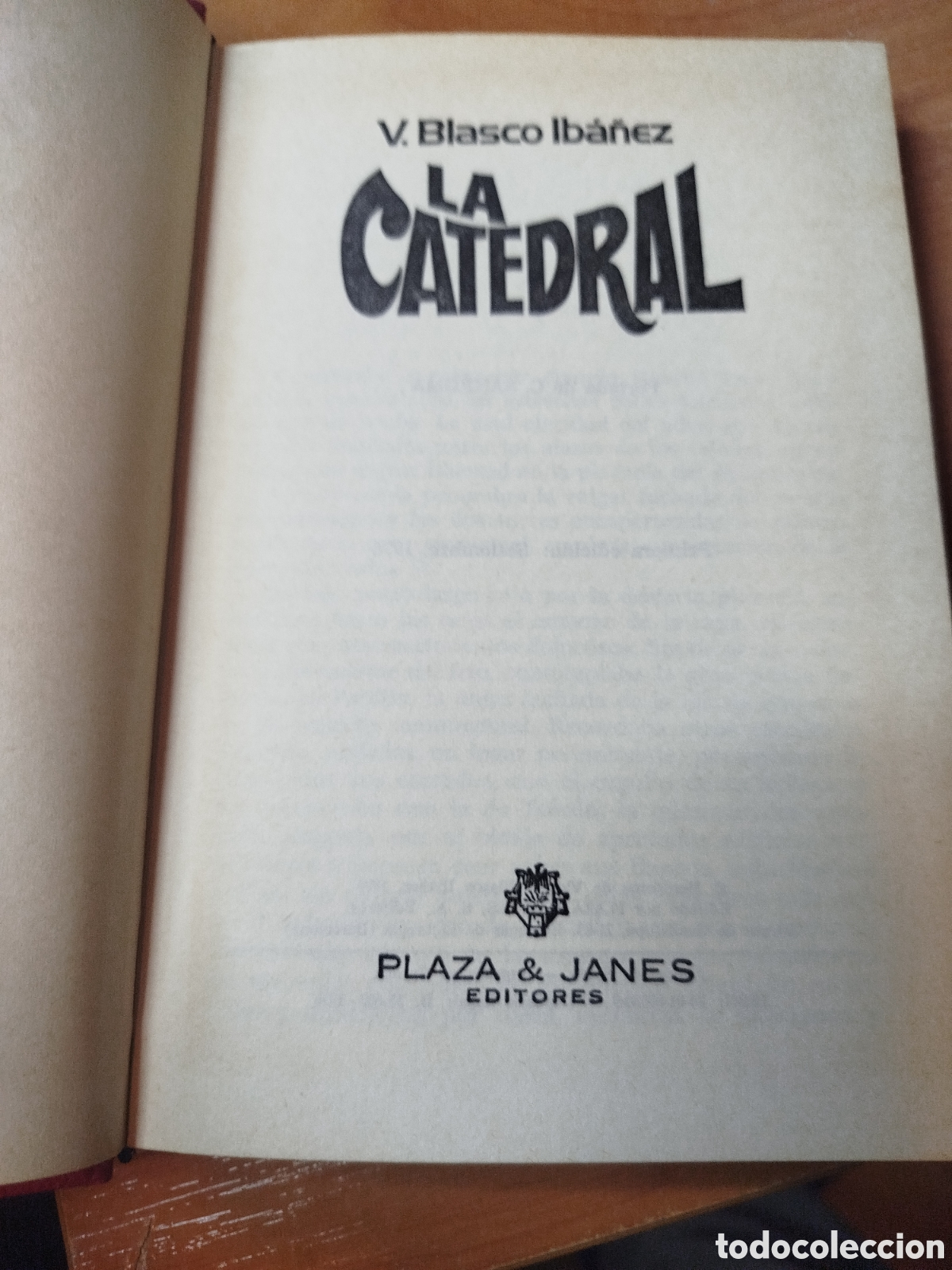 Libros de segunda mano: La catedral. Blasco Ib&aacute;&ntilde;ez. - Foto 3