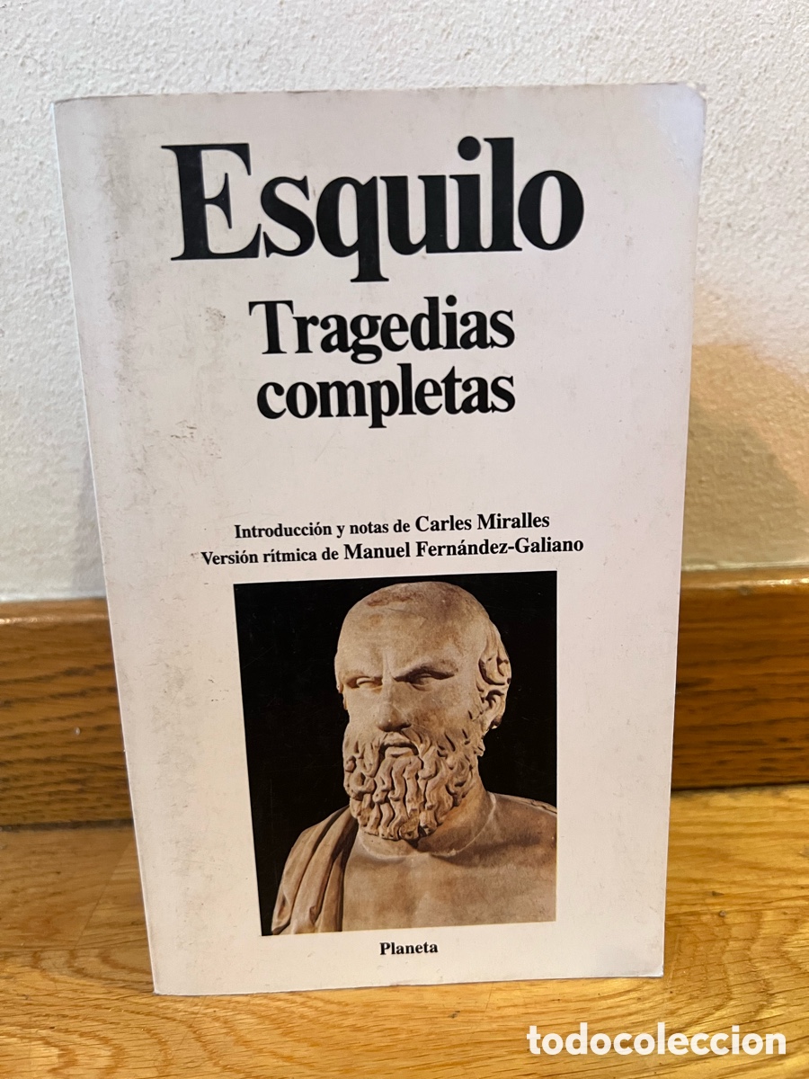 Libros de segunda mano: Esquilo Tragedias completas