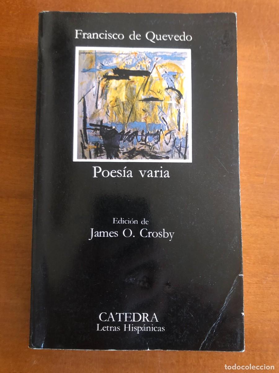 Libros de segunda mano: Poes&iacute;a varia. Francisco de Quevedo