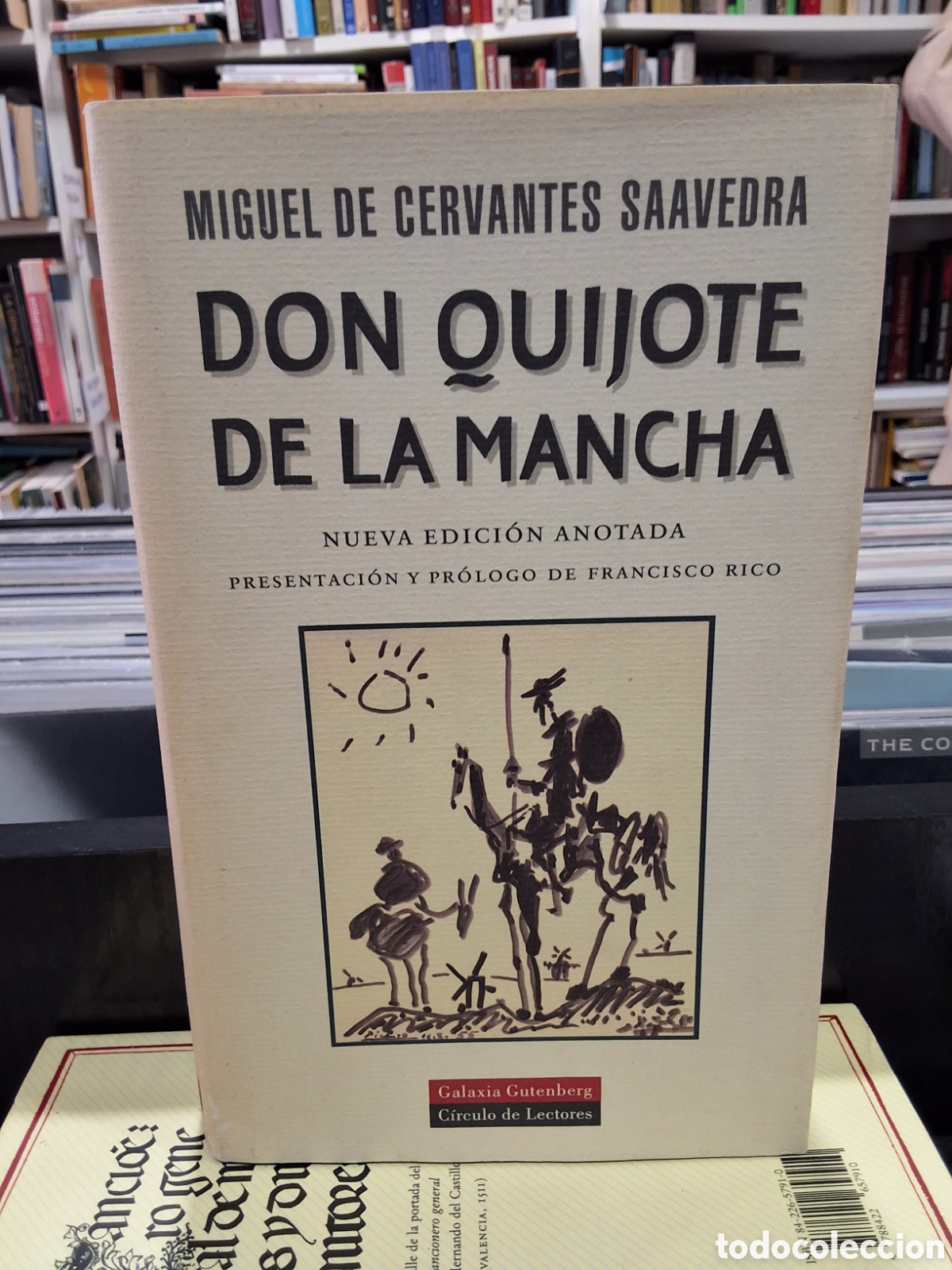 Libros de segunda mano: DON QUIJOTE DE LA MANCHA - CERVANTES - EDICI&Oacute;N ANOTADA - FRANCISCO RICO
