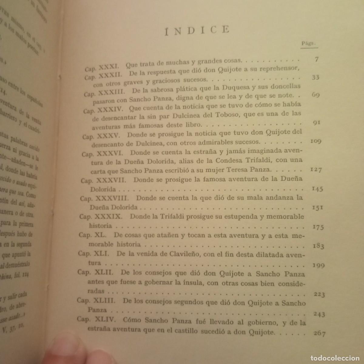 Libros de segunda mano: Don Quijote de la Mancha. 6 vol&uacute;menes - Foto 26