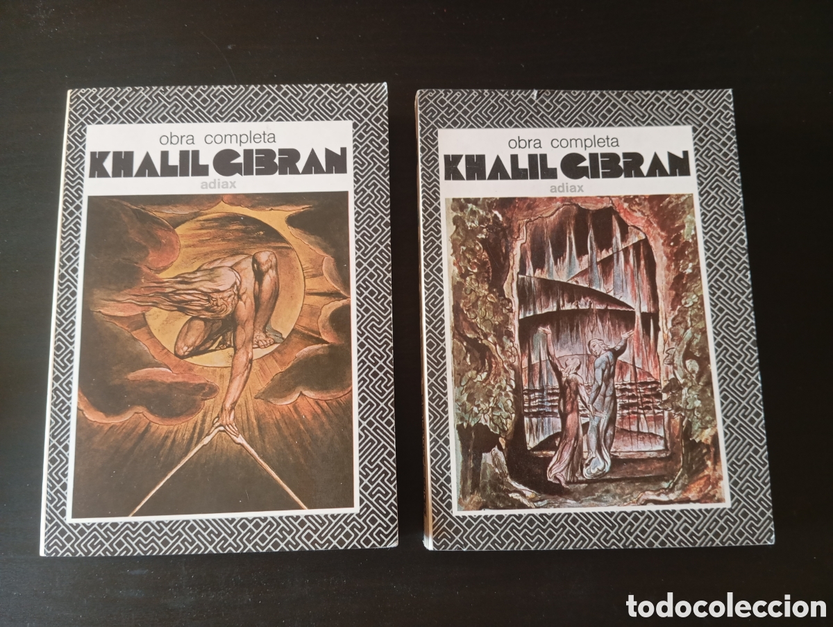 Libros de segunda mano: Khalil Gibran Obra Completa Adiax 2 libros