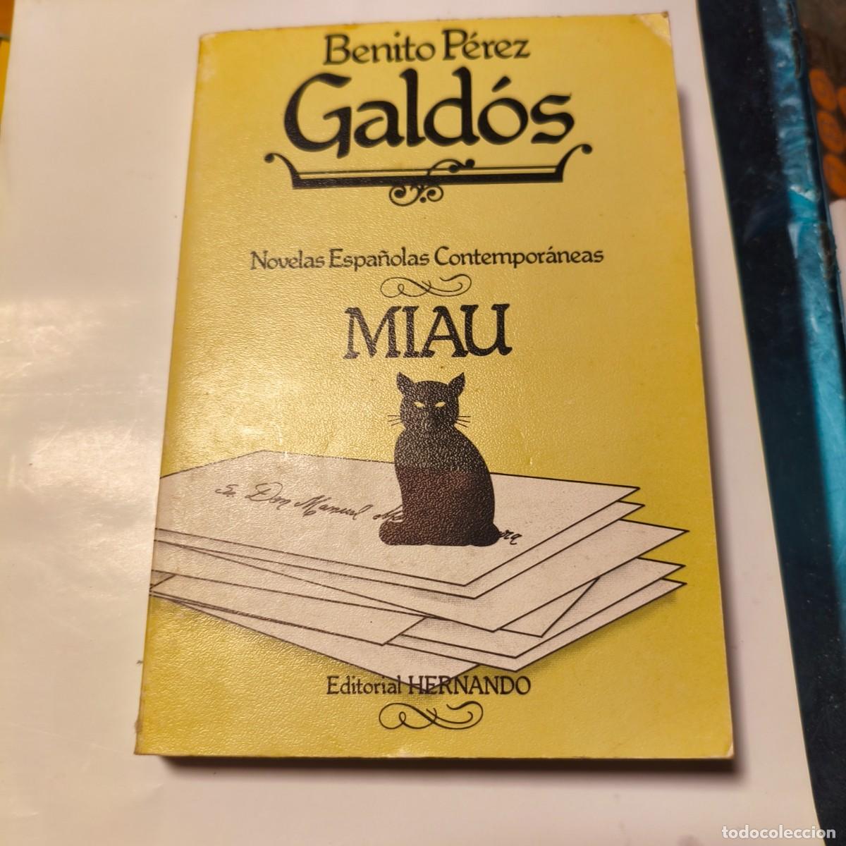Libros de segunda mano: Miau por Benito P&eacute;rez Gald&oacute;s
