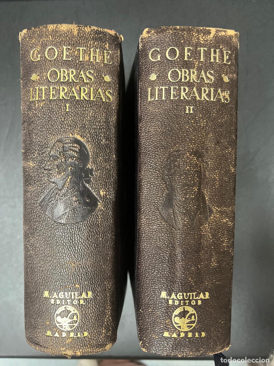 Libros de segunda mano: Goethe, Obras literarias I y II - Foto 2