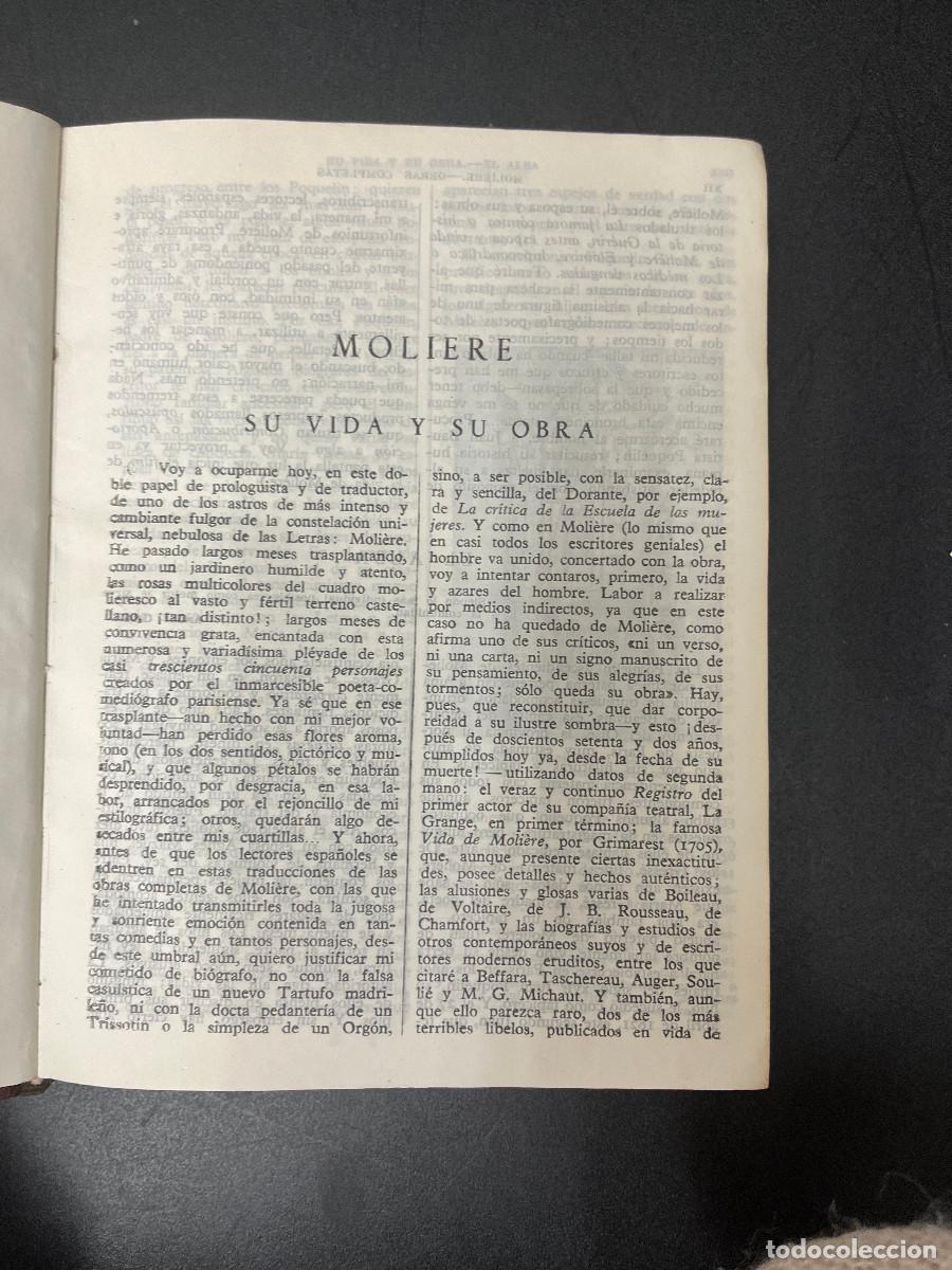 Libros de segunda mano: Moliere. Obras Completas - Foto 5