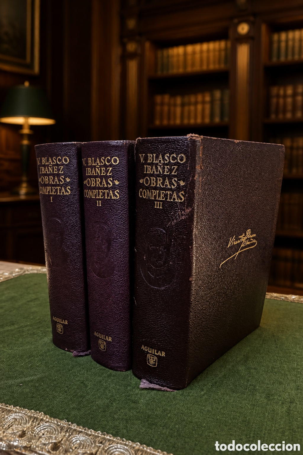 Libros de segunda mano: VICENTE BLASCO IB&Aacute;&Ntilde;EZ OBRAS COMPLETAS 3 TOMOS, I, II, Y III.