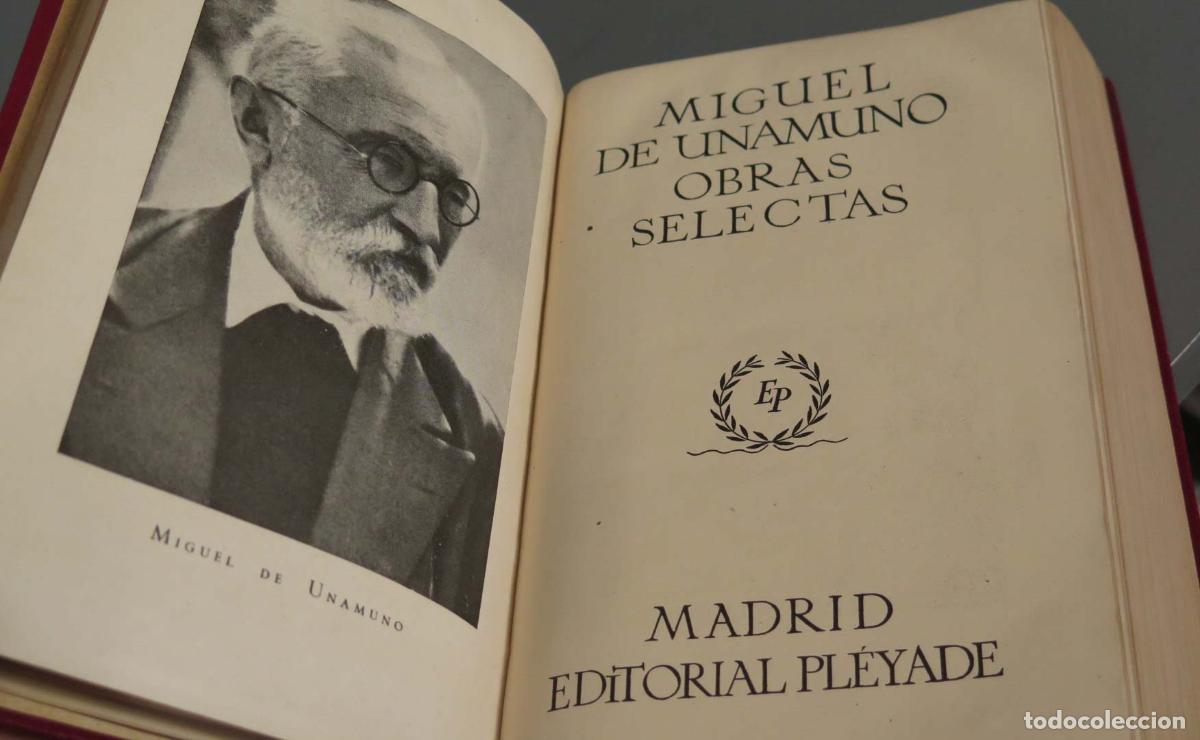 Libros de segunda mano: Obras Selectas - Miguel de Unamuno - Editorial Pl&eacute;yade - Foto 2