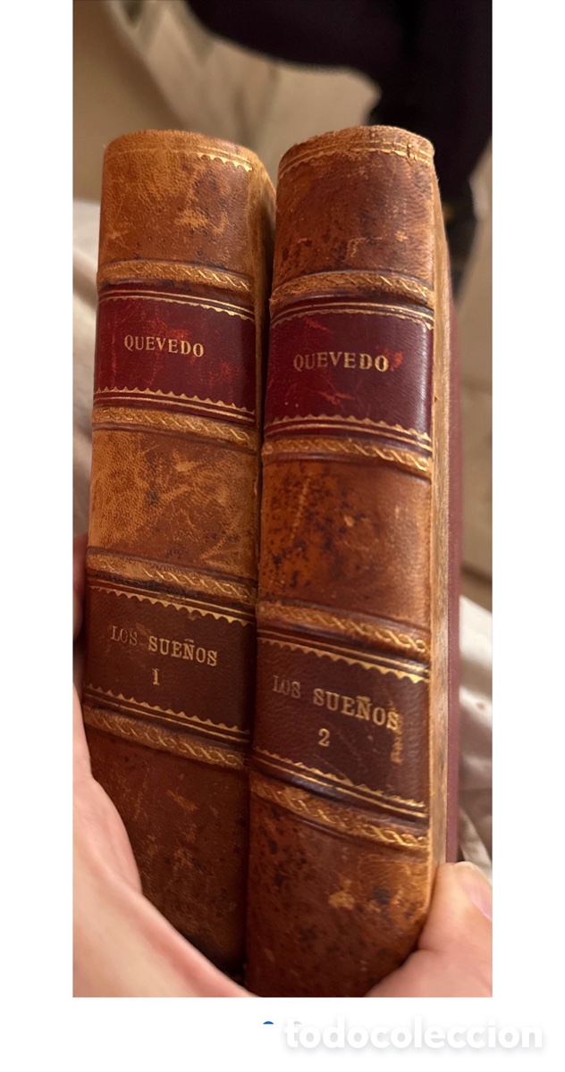Libros de segunda mano: Quevedo: Los Sue&ntilde;os I y II &ndash; Cl&aacute;sicos Castellanos Espasa-Calpe 1943
