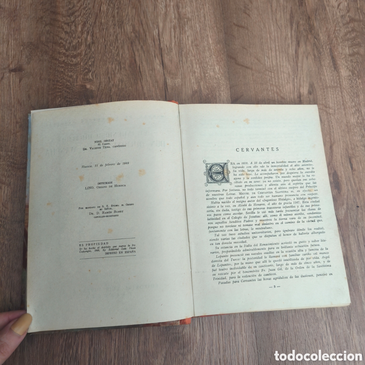 Libros de segunda mano: El Quijote edici&oacute;n de 1949 - Foto 4